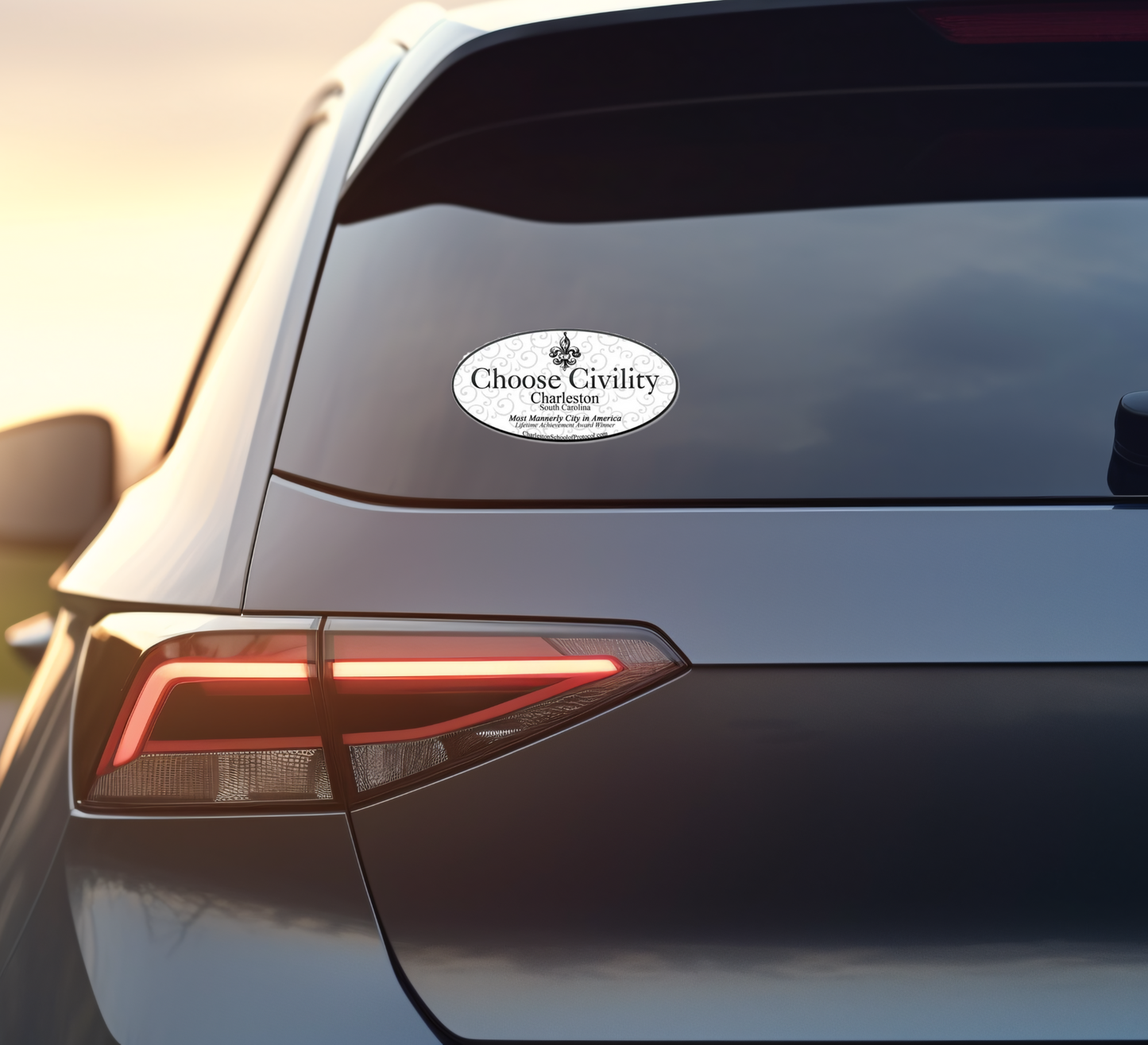 Choose Civility Charleston Sticker - Yes We Do!