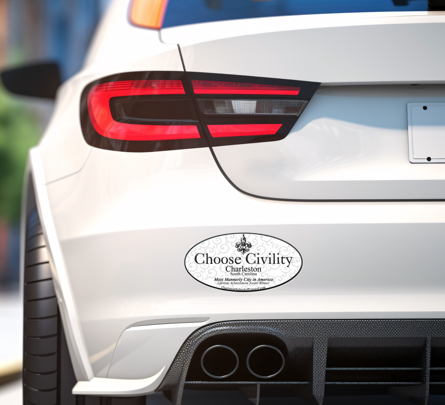 Choose Civility Charleston Sticker - Yes We Do!