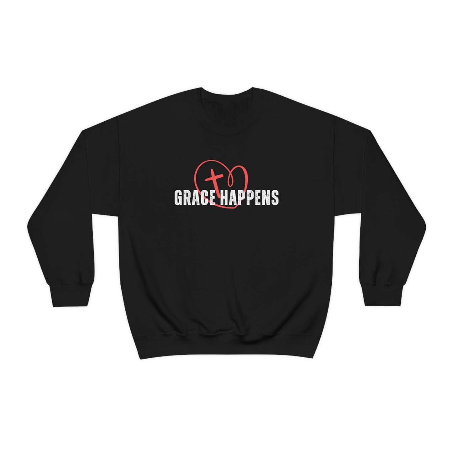Grace Happens Sweatshirt - Criss Cross my Heart