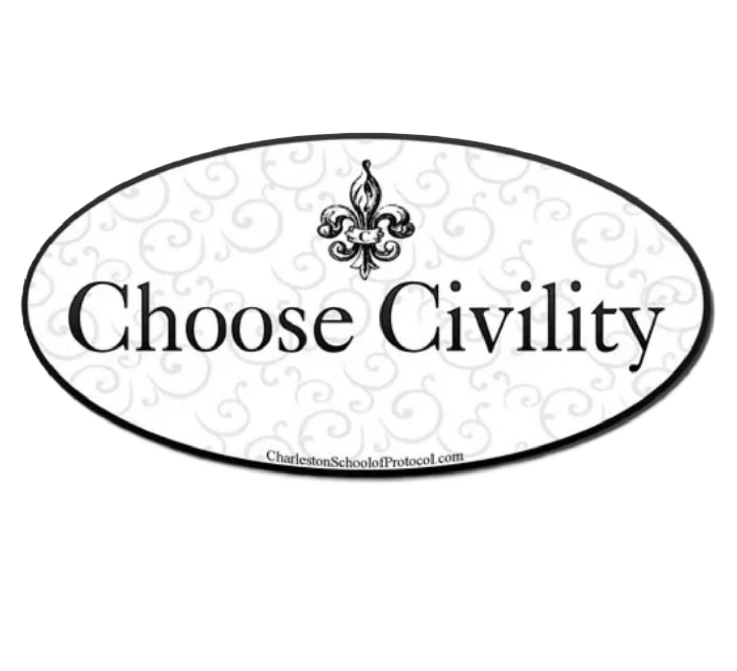 Choose Civility Sticker - Please and thank you!