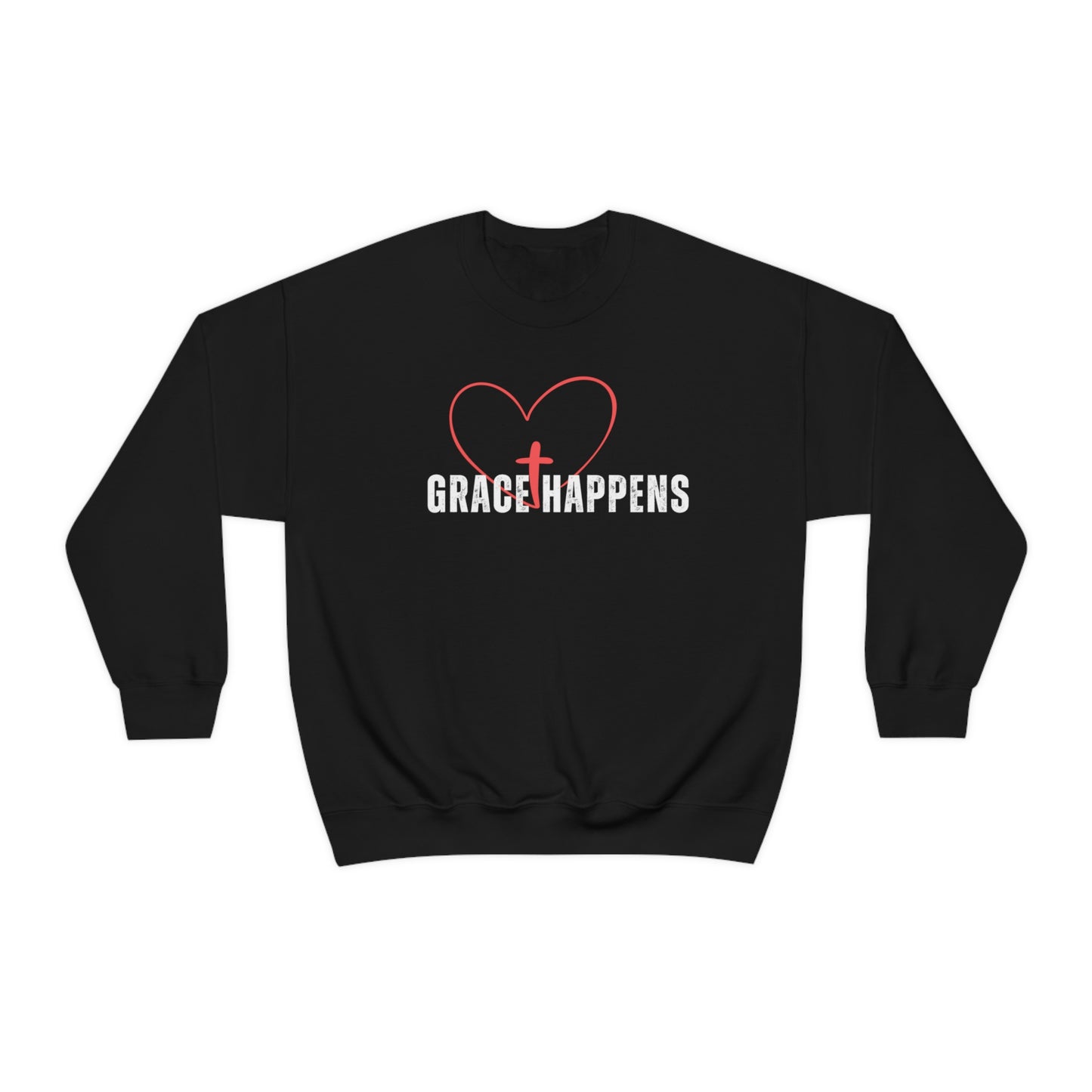 Grace Happens Sweatshirt - Cross my Heart