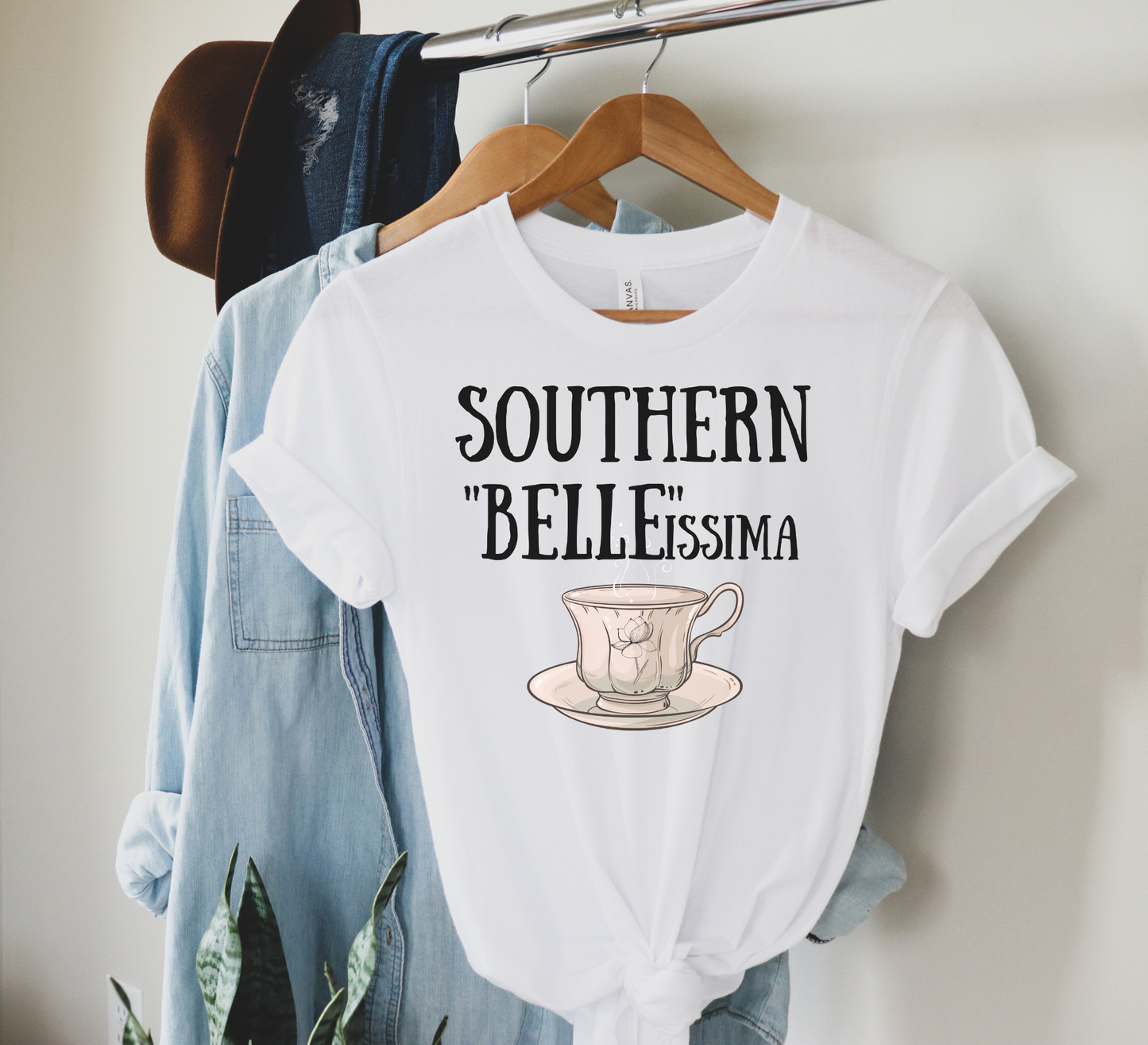 Southern "Belle"issima T-Shirt - Bourbon in a Tea Cup