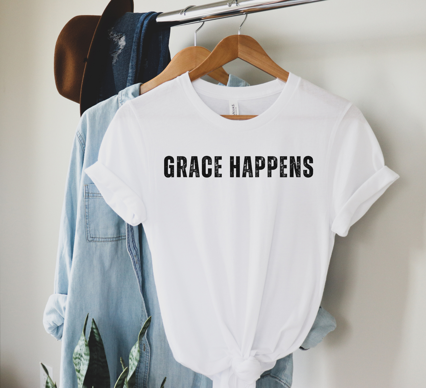 Grace Happens T-Shirt - Halleluiah!