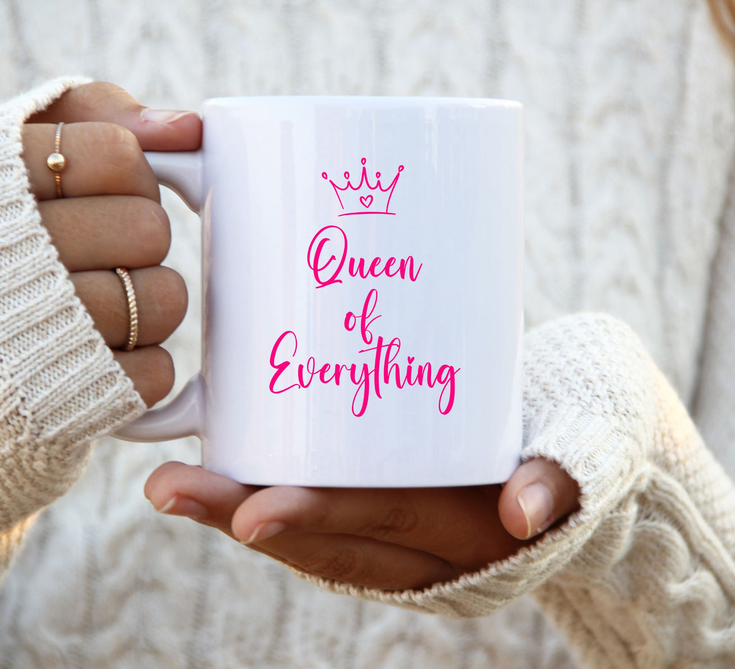 Queen of Everything Mug - Yes I am