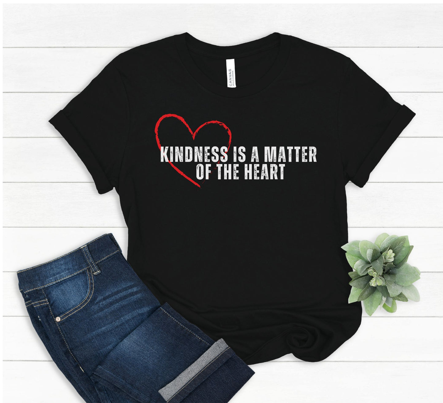 Kindness is a Matter of the Heart T-Shirt - I Heart You
