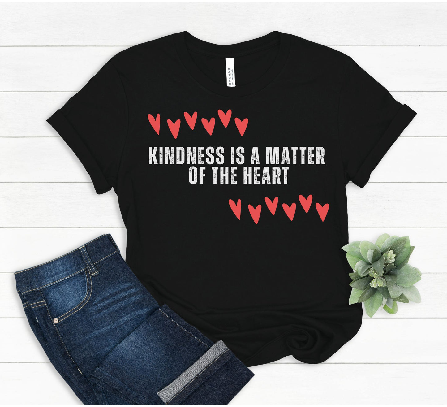 Kindness is the Matter of the Heart T-Shirt - I Double Heart You