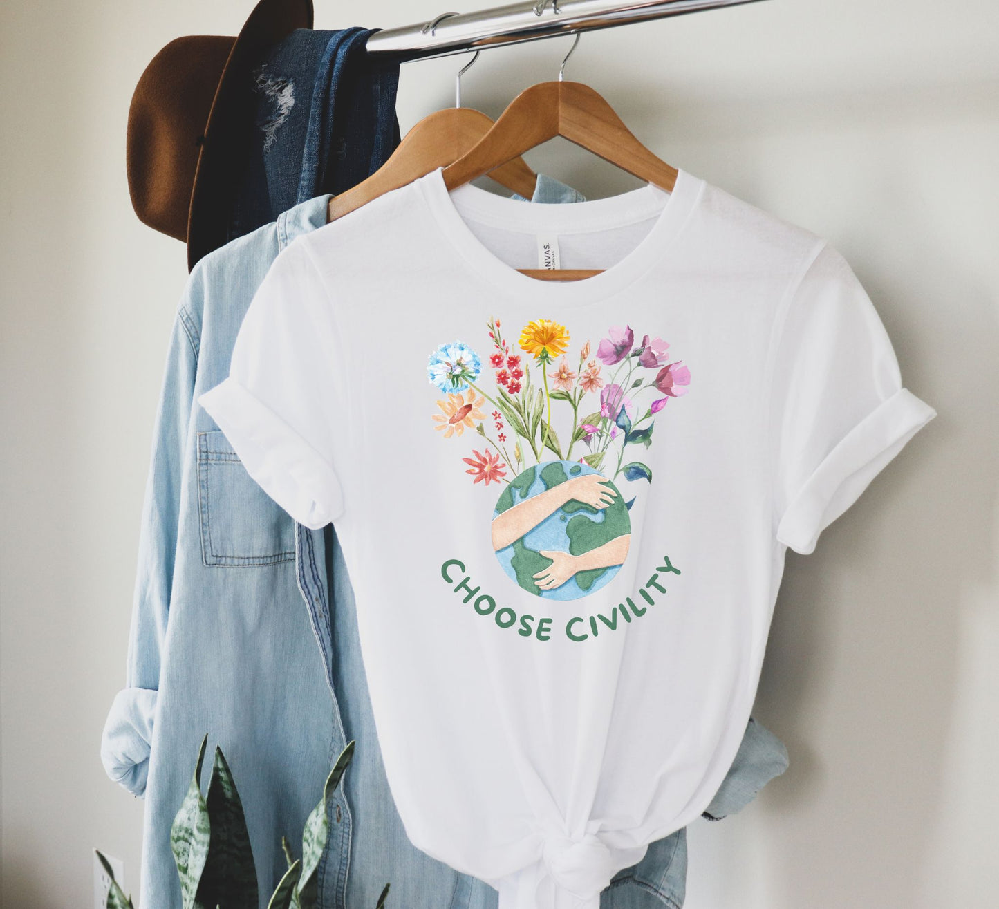 Choose Civility T-Shirt - Save the Earth