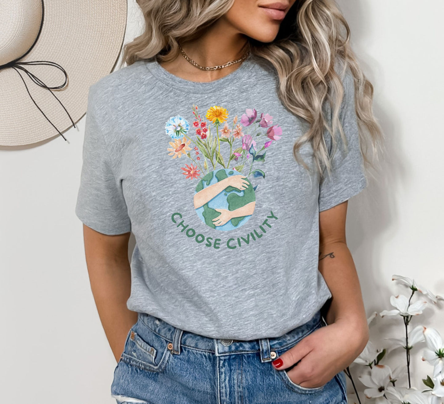Choose Civility T-Shirt - Save the Earth