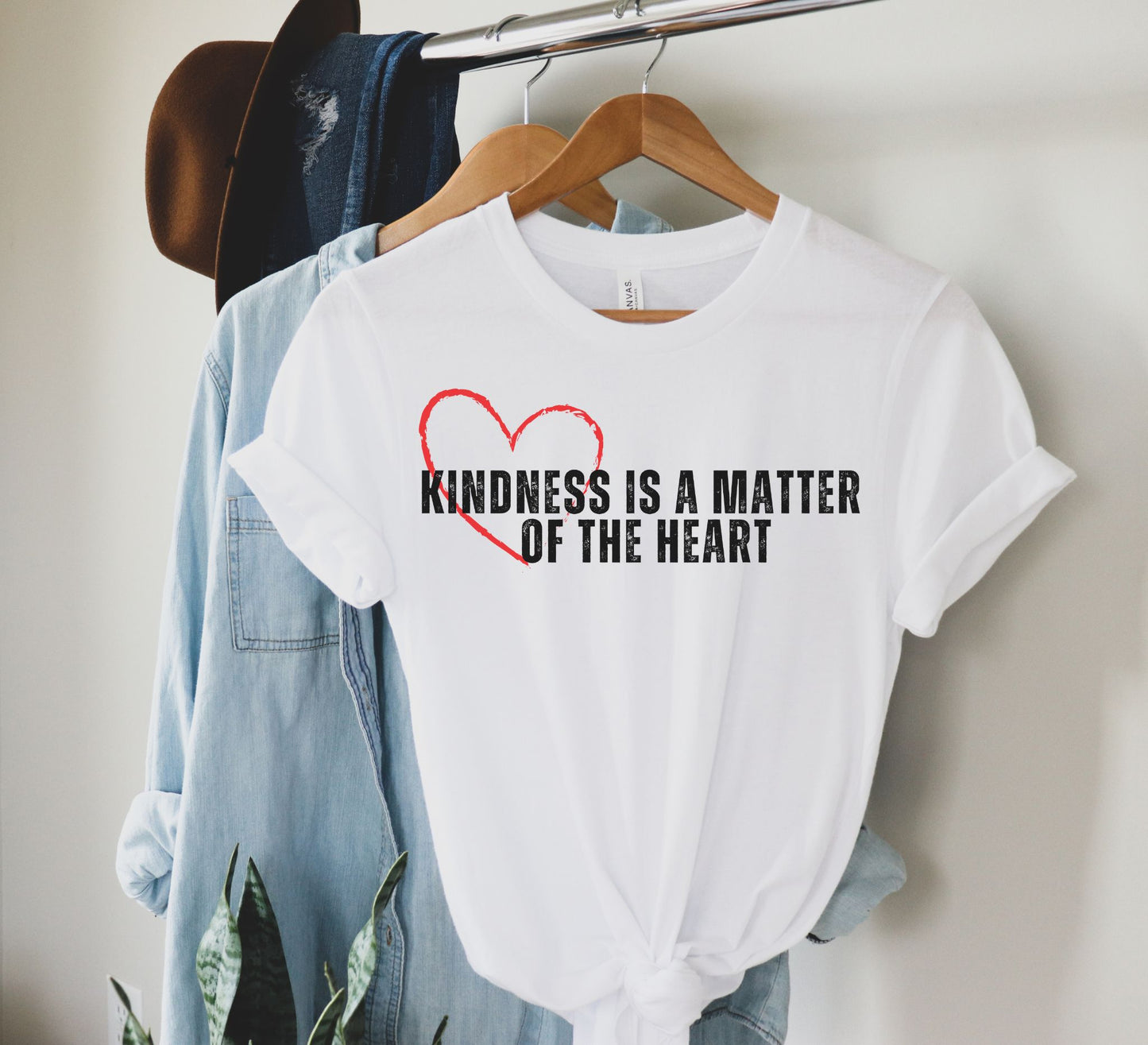 Kindness is a Matter of the Heart T-Shirt - I Heart You