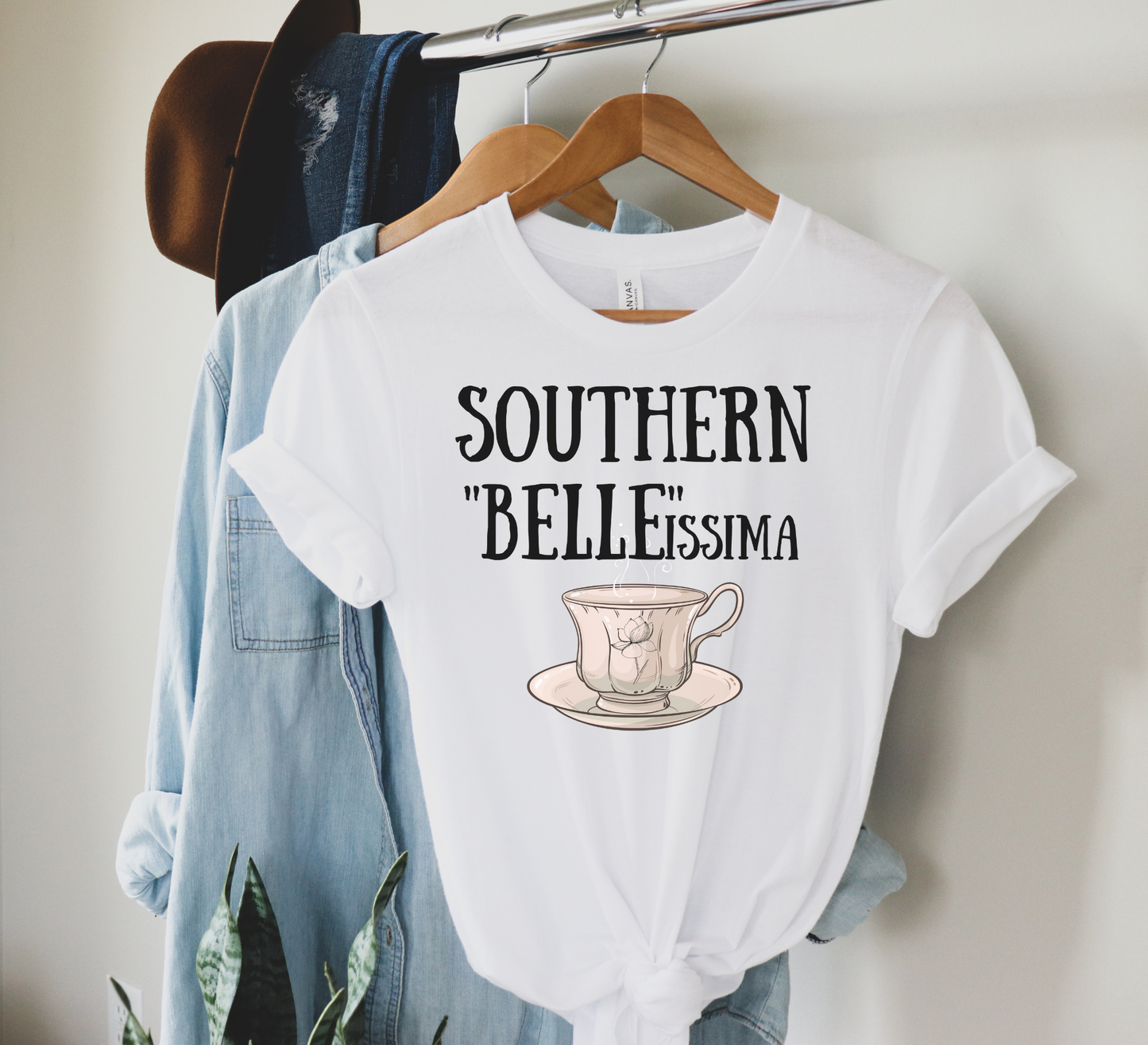 Southern "Belle"issima T-Shirt - Bourbon in a Tea  Cup