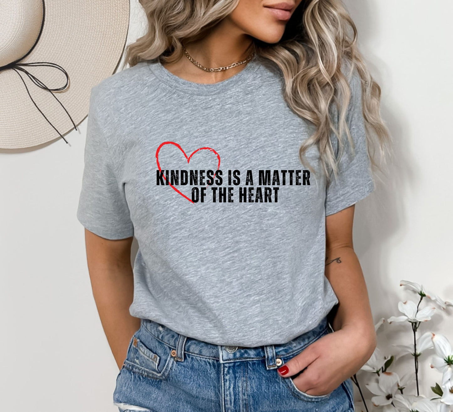 Kindness is a Matter of the Heart T-Shirt - I Heart You